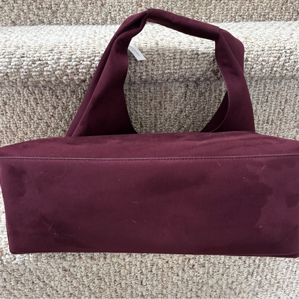 Banana Republic Factory Deep Wine/ Burgundy Hobo Bag - Picture 4 of 6